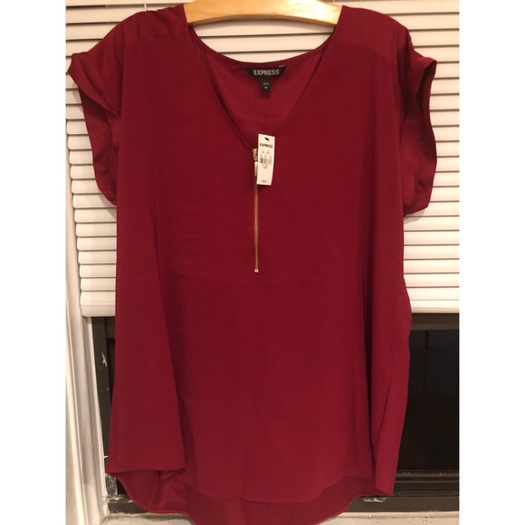 Tops | Express Zipper Shirt | Poshmark
